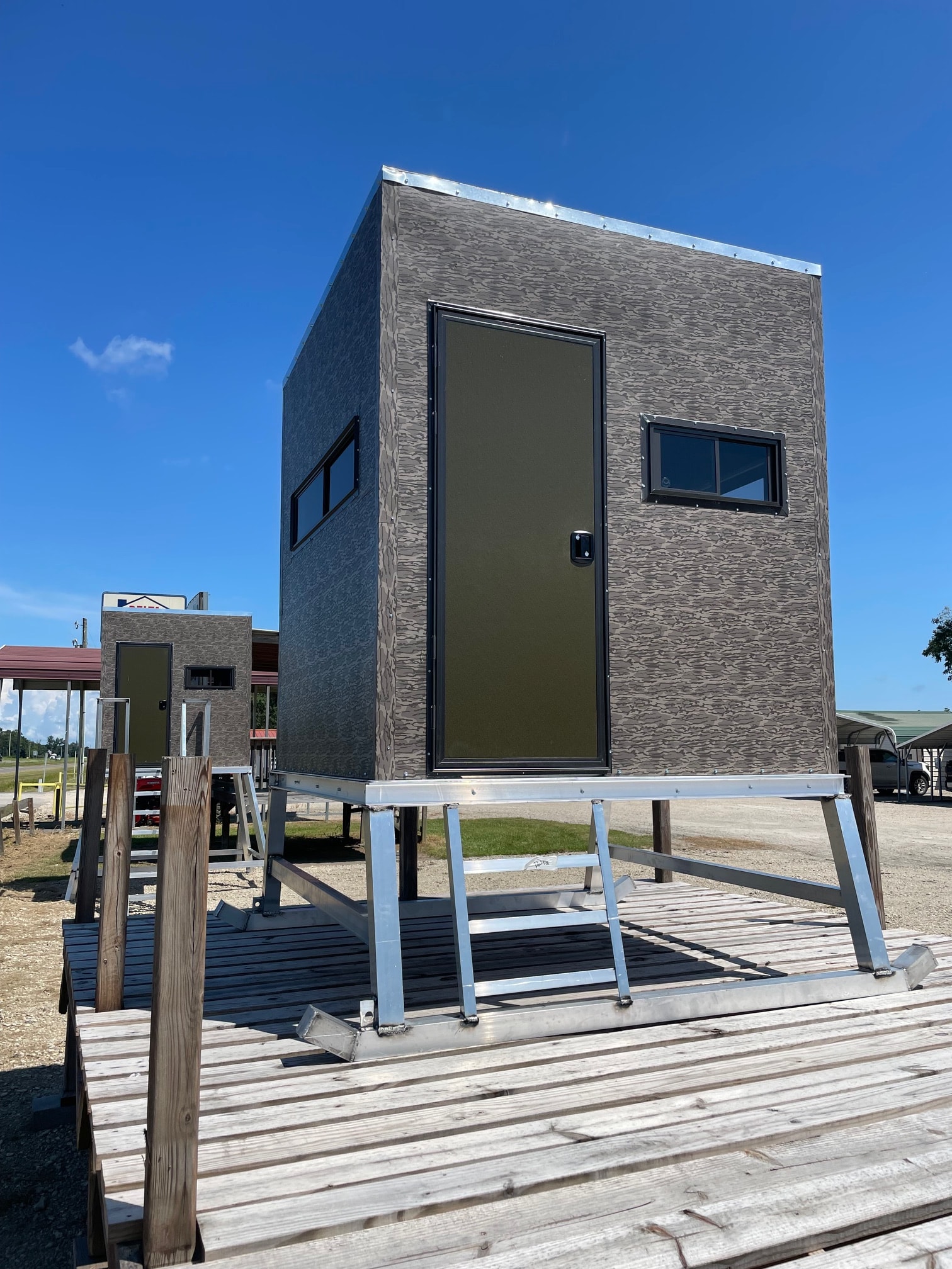 Deer blind on trailer at Delta Trailer Sales – Carencro LA near Lafayette