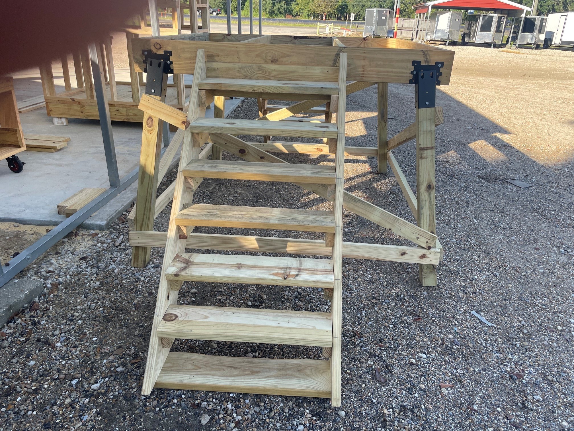 4ft wood tower legs with stairs – hunting stand near Lafayette LA
