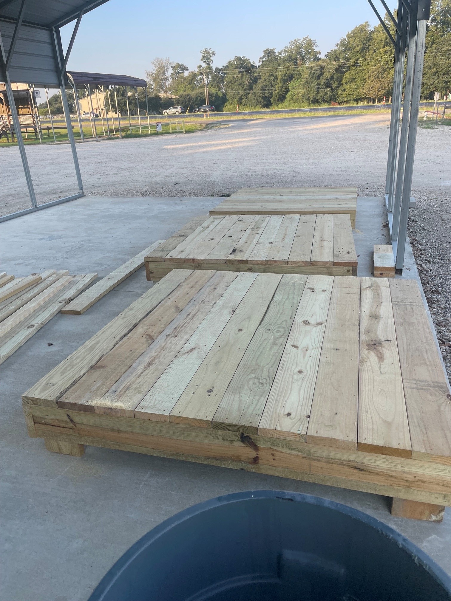 6x6 wood hunting blind base platform – for sale near Lafayette LA