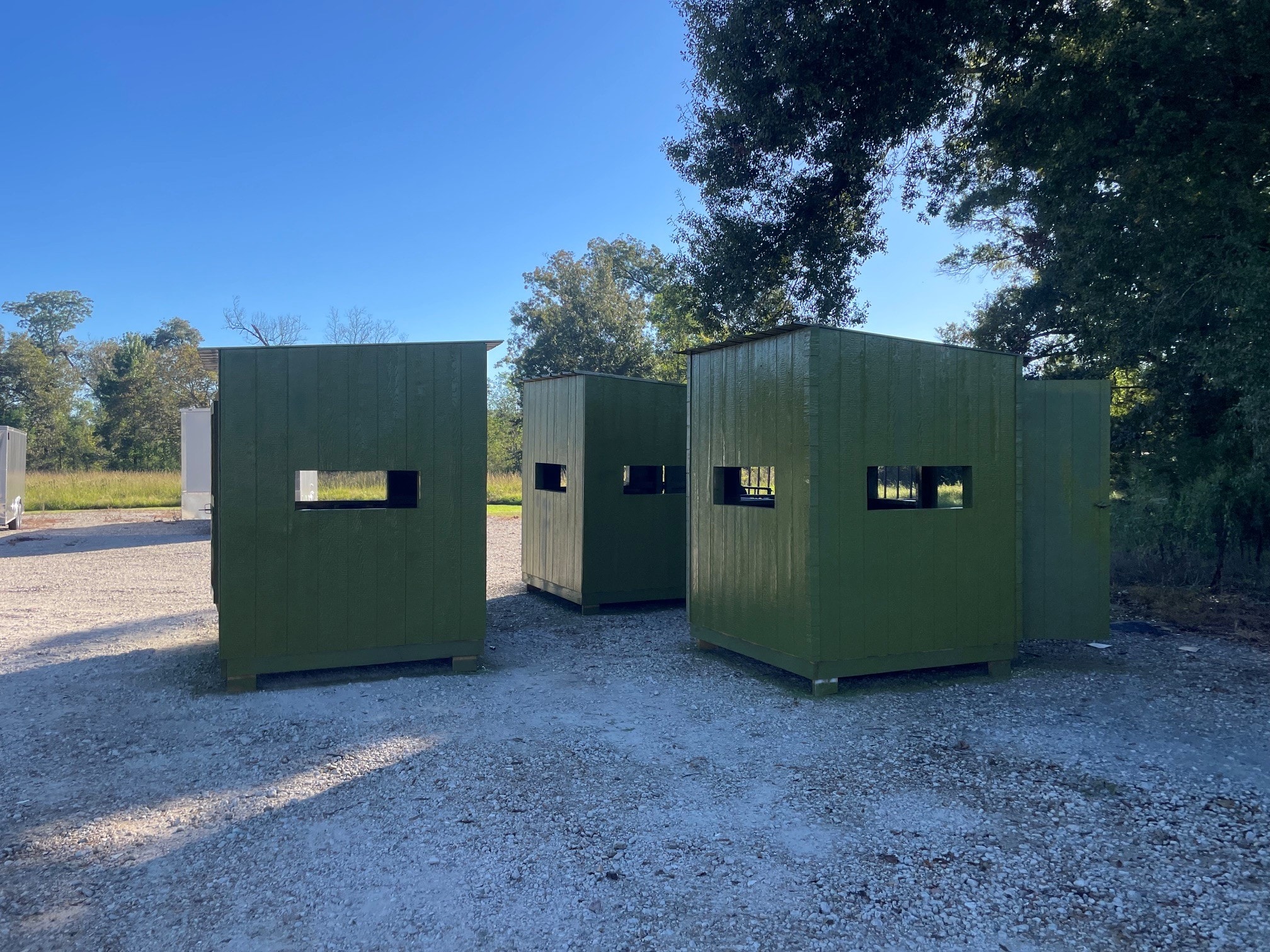 6x6 wood hunting blinds on lot — Delta Trailer Sales Carencro LA near Lafayette