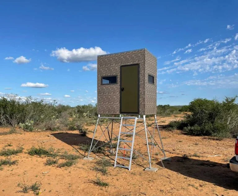 4x6 deer blind with door on 6ft side – Acadiana Louisiana
