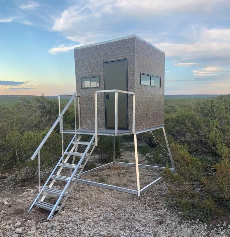 6x6 deer stand with porch and stairs tower – Delta Trailer Sales Carencro LA