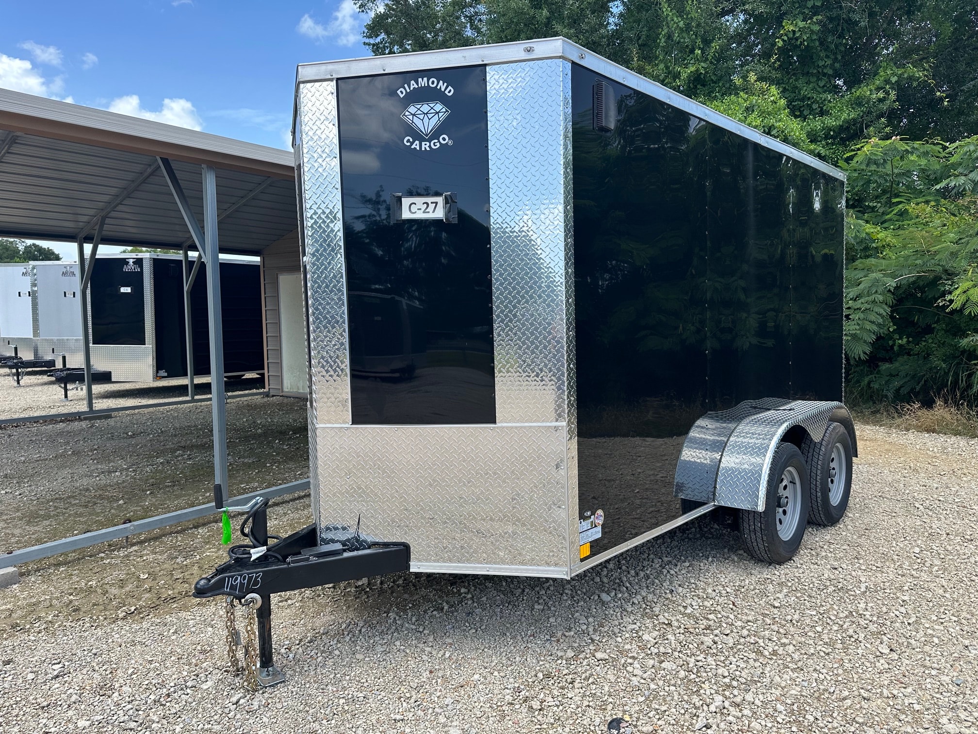 Diamond Cargo tandem axle enclosed trailer at Delta Trailer Sales