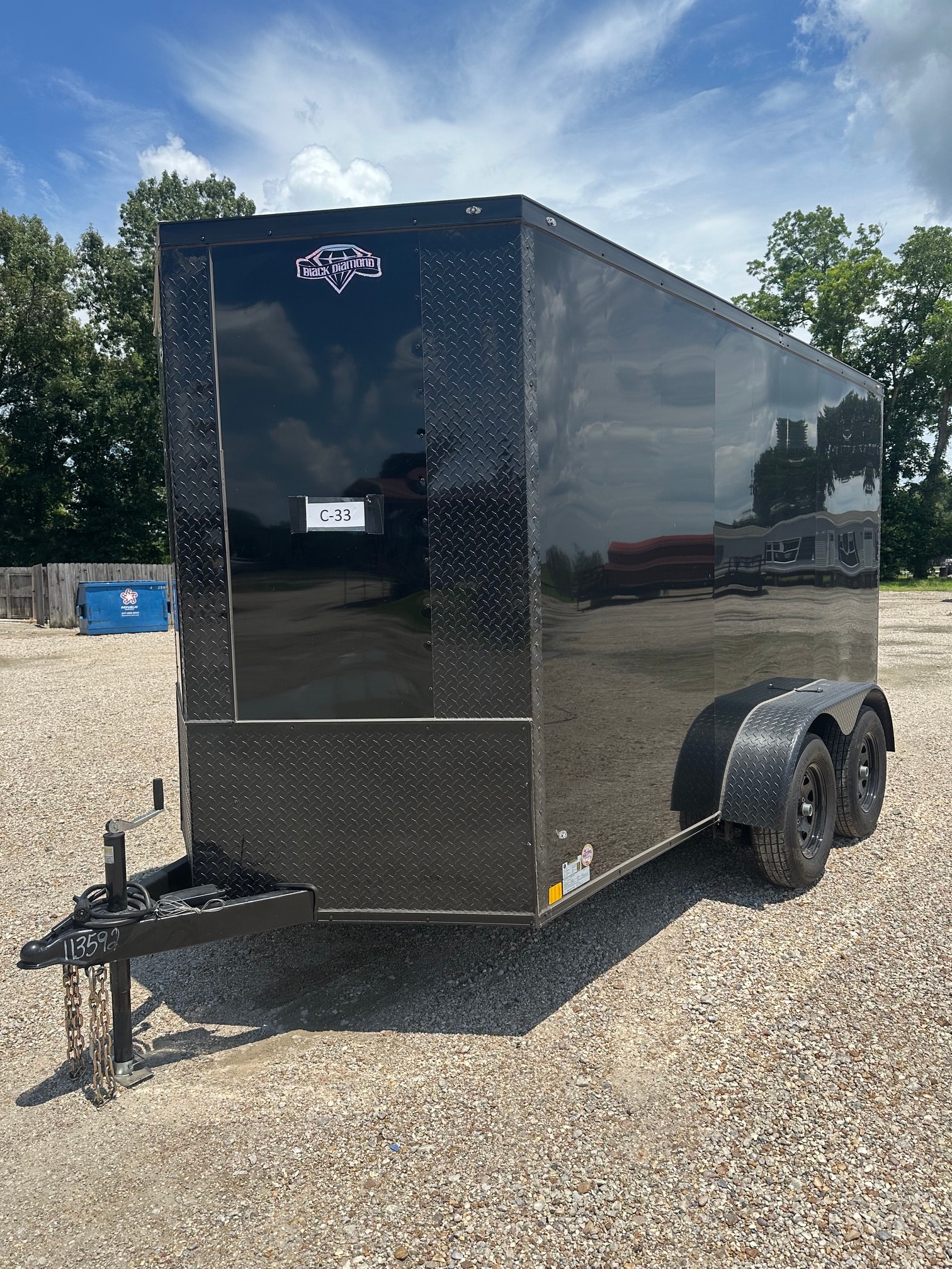 Diamond Cargo TA blackout trailer at Delta Trailer Sales Lafayette Louisiana