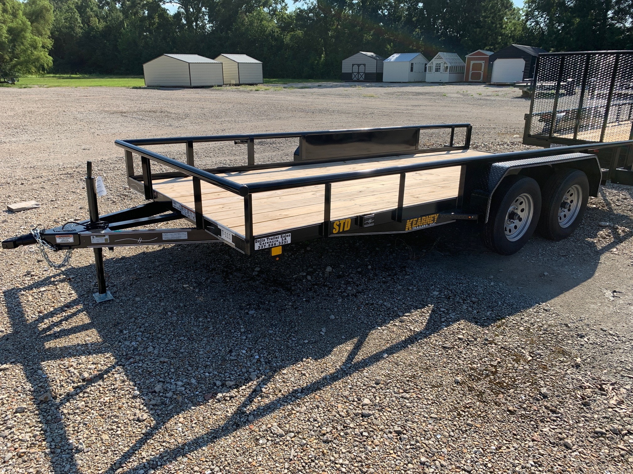 Kearney utility trailer with expanded metal sides
