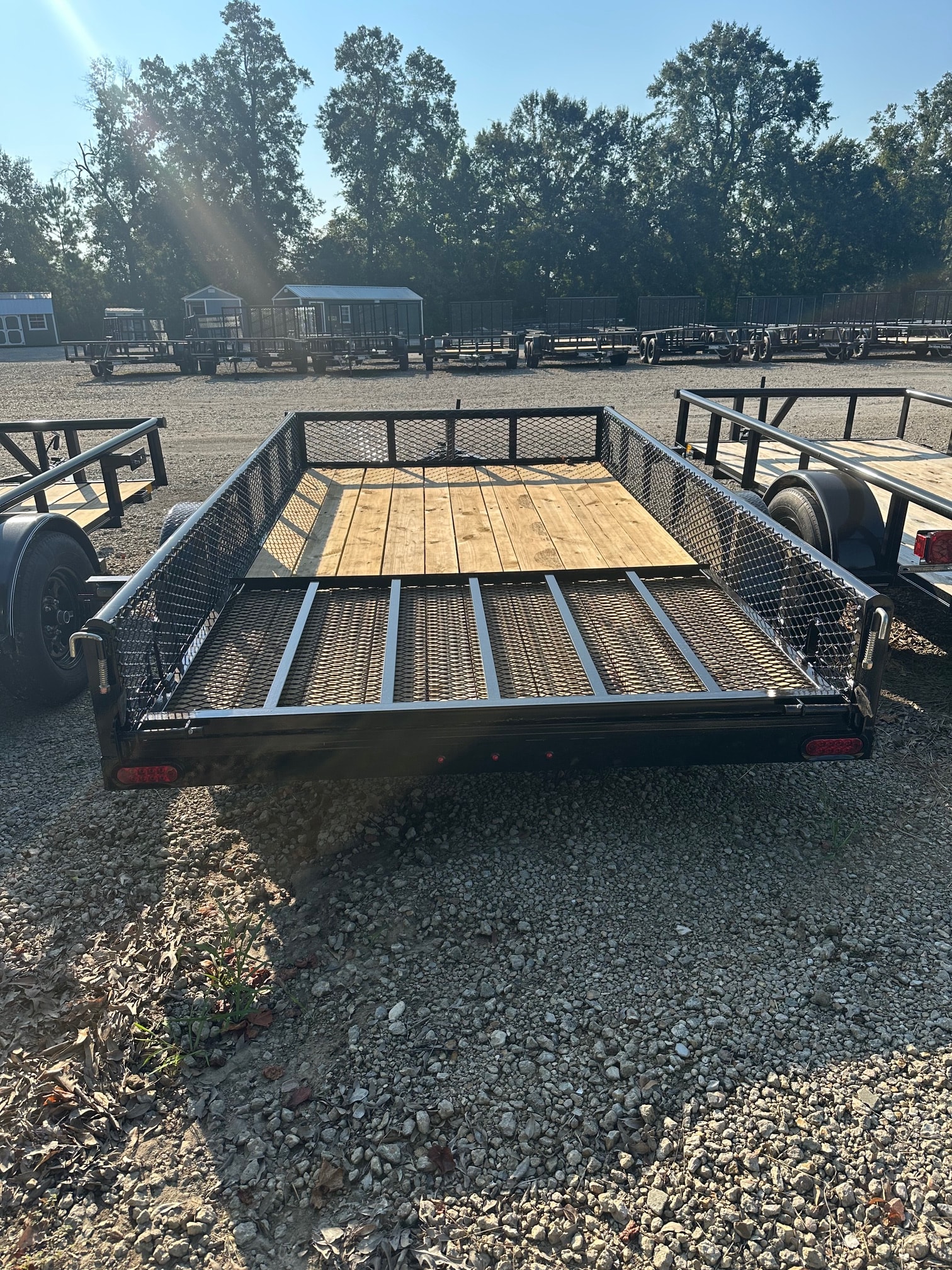 StageCoach utility trailer with expanded metal sides at Delta Trailer Sales