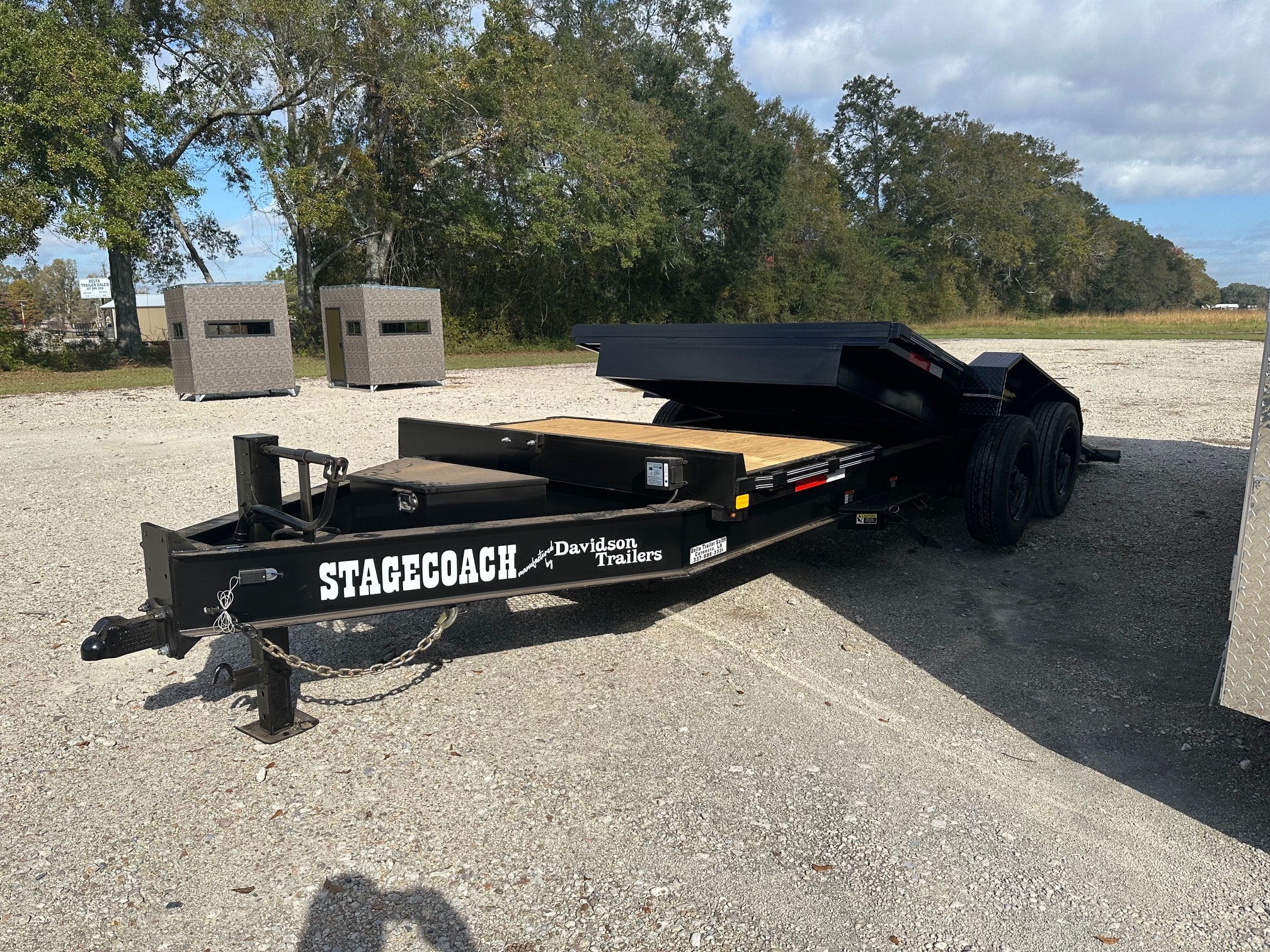 Davidson Stagecoach bumper pull tilt utility trailer