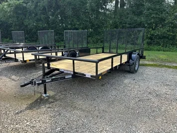 Spring Assist Rear Gate Utility Trailer